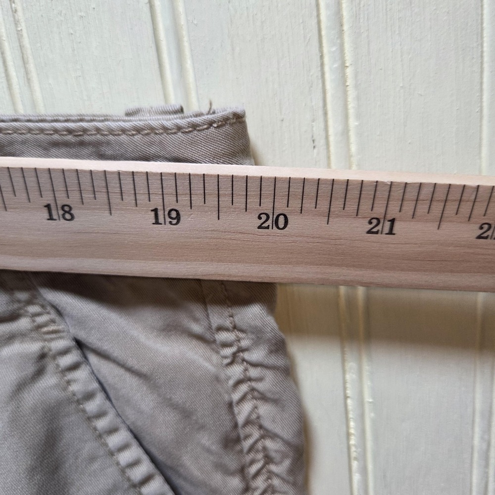 American Eagle Outfitters Shorts Womens 18 Beige Lyocell Relaxed Chino Casual - Picture 4 of 7